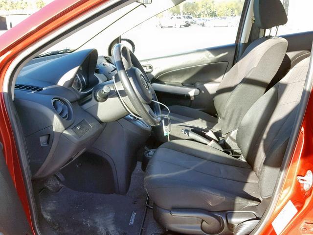 JM1DE1KY0E0185623 - 2014 MAZDA MAZDA2 SPO 红色 照片 5