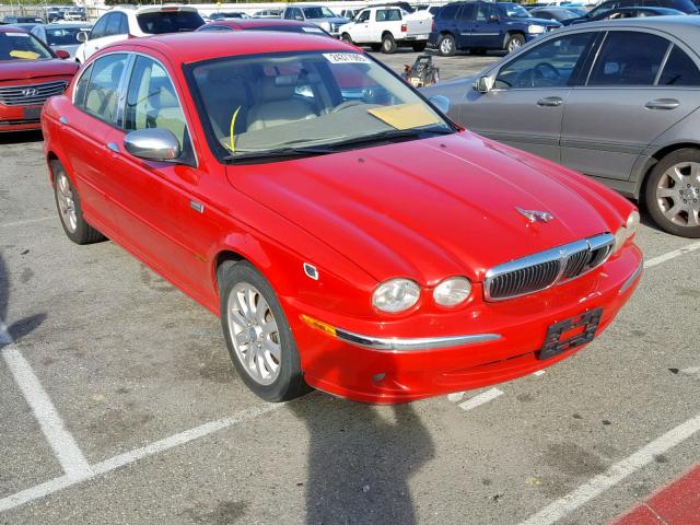 SAJEB51DX2XC83701 - 2002 JAGUAR X-TYPE 2.5 RED photo 1