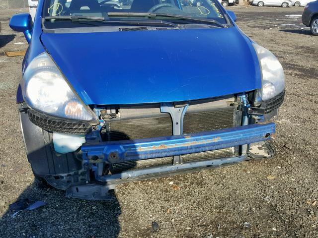 JHMGD37438S002157 - 2008 HONDA FIT BLUE photo 9