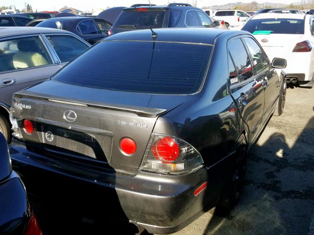 JTHBD192720053836 - 2002 LEXUS IS 300 CHARCOAL photo 4