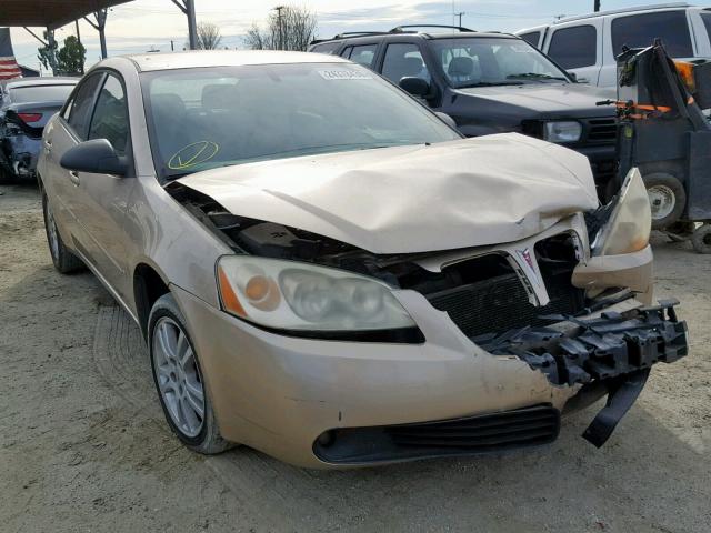 1G2ZG558564139643 - 2006 PONTIAC G6 SE1 GOLD photo 1