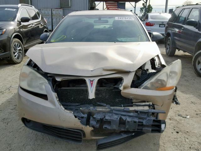 1G2ZG558564139643 - 2006 PONTIAC G6 SE1 GOLD photo 9