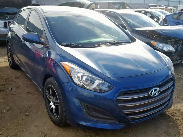 KMHD35LH5GU293304 - 2016 HYUNDAI ELANTRA GT BLUE photo 1