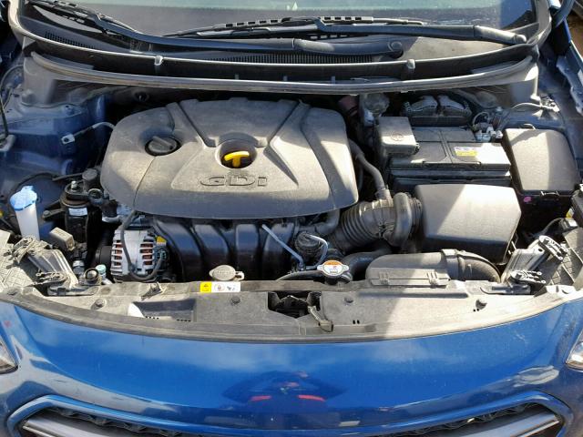 KMHD35LH5GU293304 - 2016 HYUNDAI ELANTRA GT BLUE photo 7