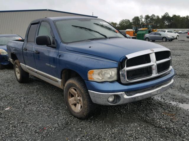 1D7HU18N83S225438 - 2003 DODGE RAM 1500 S BLUE photo 1