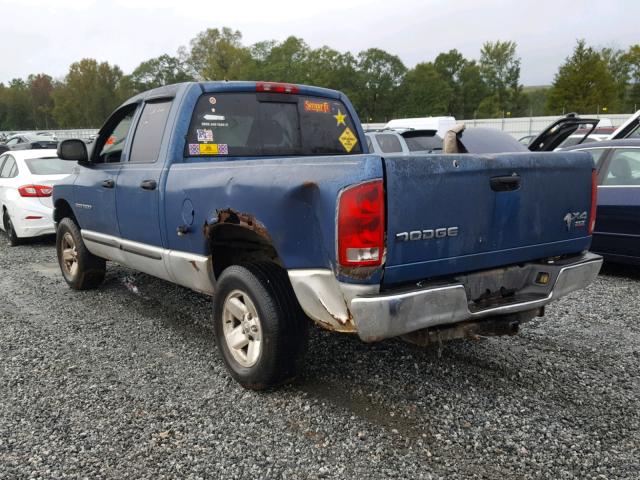 1D7HU18N83S225438 - 2003 DODGE RAM 1500 S BLUE photo 3