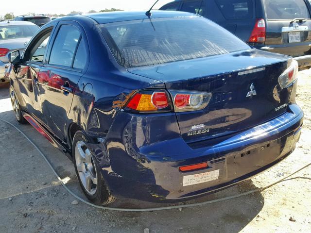 JA32U2FU8EU002015 - 2014 MITSUBISHI LANCER ES/ BLUE photo 3