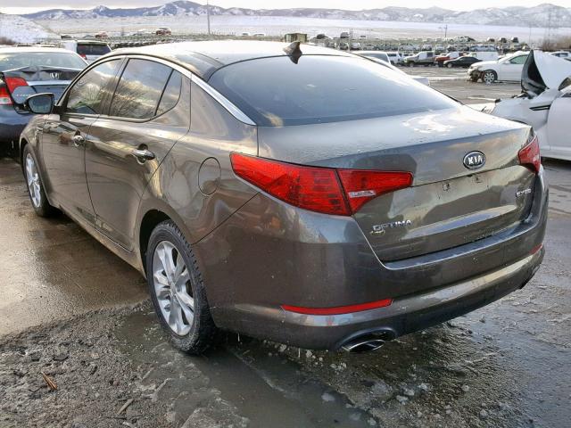 5XXGN4A76CG061536 - 2012 KIA OPTIMA EX BROWN photo 3