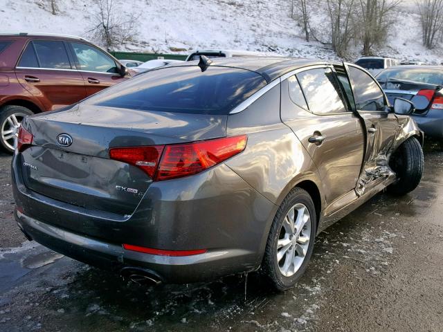 5XXGN4A76CG061536 - 2012 KIA OPTIMA EX BROWN photo 4