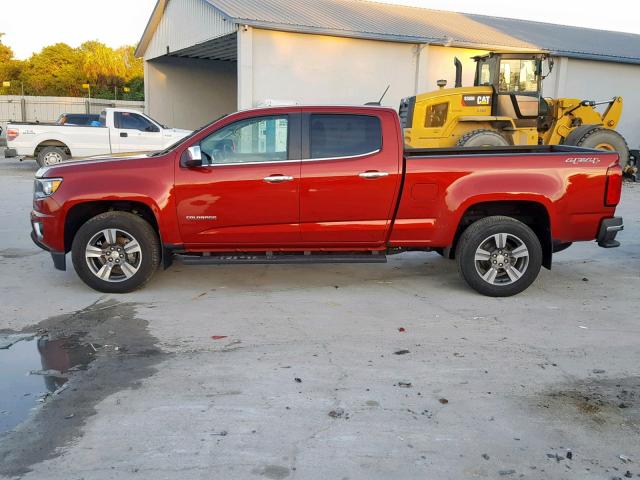 1GCGTCE33G1299305 - 2016 CHEVROLET COLORADO L MAROON photo 9