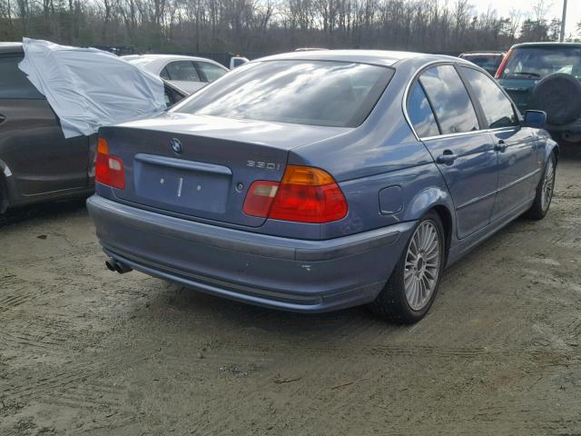 WBAAV53451FK46426 - 2001 BMW 330 I BLUE photo 4