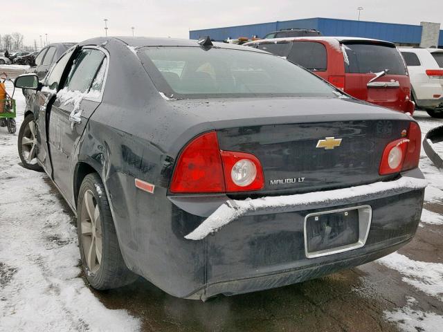 1G1ZC5E07CF290882 - 2012 CHEVROLET MALIBU 1LT BLACK photo 3