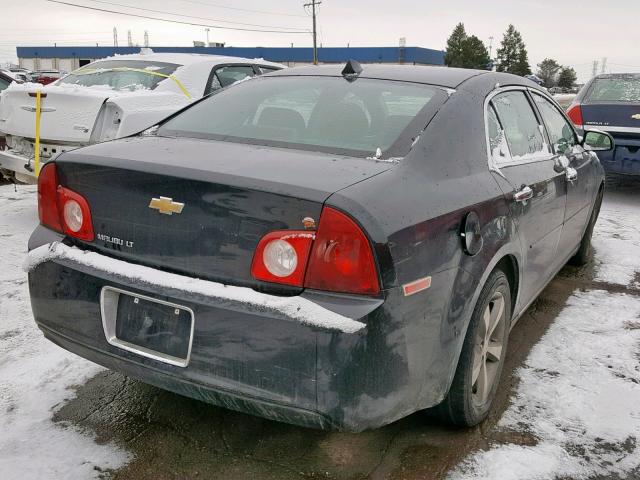 1G1ZC5E07CF290882 - 2012 CHEVROLET MALIBU 1LT BLACK photo 4