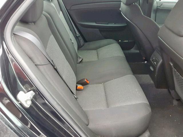 1G1ZC5E07CF290882 - 2012 CHEVROLET MALIBU 1LT BLACK photo 6