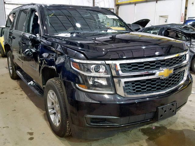 1GNSCHKC0KR187977 - 2019 CHEVROLET SUBURBAN C BLACK photo 1