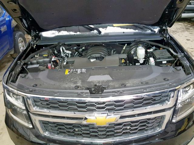 1GNSCHKC0KR187977 - 2019 CHEVROLET SUBURBAN C BLACK photo 7