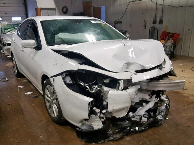 1C3CDFBB8ED673447 - 2014 DODGE DART SXT WHITE photo 1