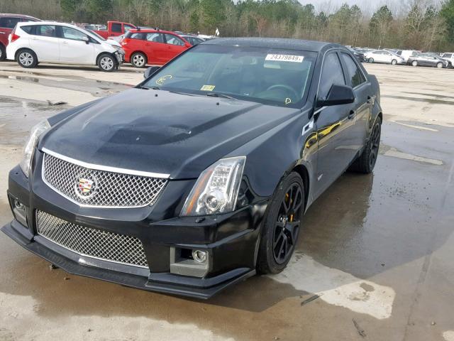 1G6DV5EP1E0114492 - 2014 CADILLAC CTS-V BLACK photo 2