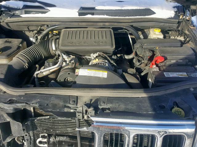 1J8HG48P27C632166 - 2007 JEEP COMMANDER BLACK photo 7