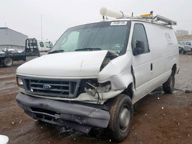 1FTSE34LX6HA43948 - 2006 FORD ECONOLINE WHITE photo 2