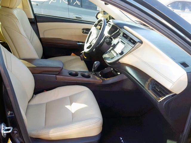 4T1BK1EB0GU219641 - 2016 TOYOTA AVALON XLE BLACK photo 5