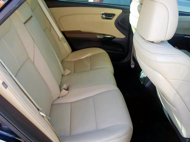 4T1BK1EB0GU219641 - 2016 TOYOTA AVALON XLE BLACK photo 6