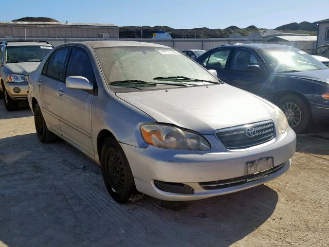 1NXBR32E38Z007341 - 2008 TOYOTA COROLLA CE SILVER photo 1