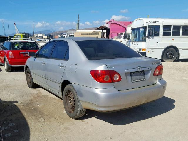 1NXBR32E38Z007341 - 2008 TOYOTA COROLLA CE SILVER photo 3