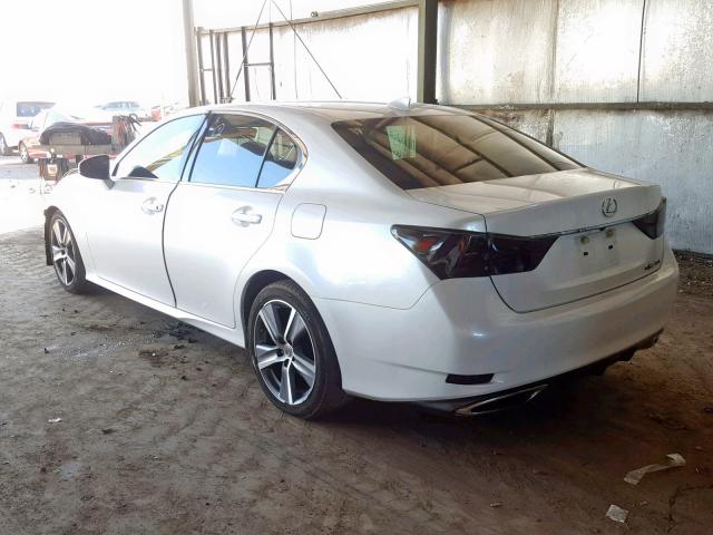 JTHBA1BL7GA000616 - 2016 LEXUS GS 200T WHITE photo 3