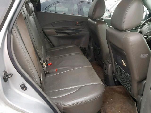 KM8JN12D97U505321 - 2007 HYUNDAI TUCSON SE GRAY photo 6