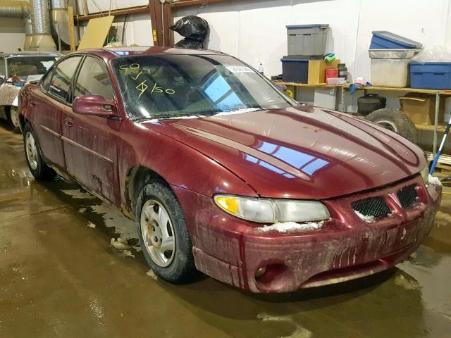 1G2WK52JX1F177357 - 2001 PONTIAC GRAND PRIX RED photo 1