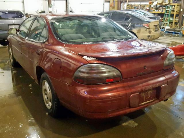 1G2WK52JX1F177357 - 2001 PONTIAC GRAND PRIX RED photo 3