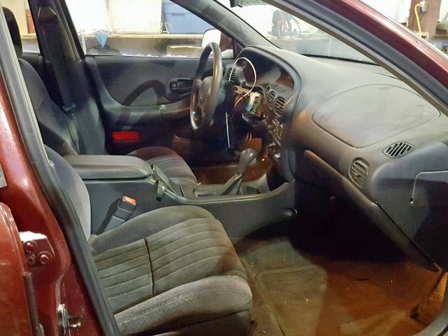 1G2WK52JX1F177357 - 2001 PONTIAC GRAND PRIX RED photo 5