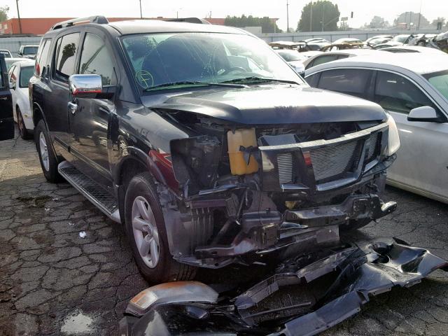 5N1AA0ND7AN622740 - 2010 NISSAN ARMADA SE BLACK photo 1