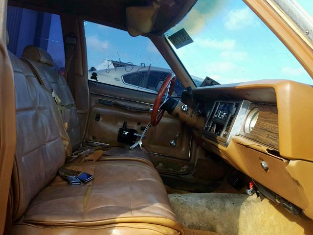 4P69Y9H504706 - 1979 BUICK LESABRE LI BROWN photo 5