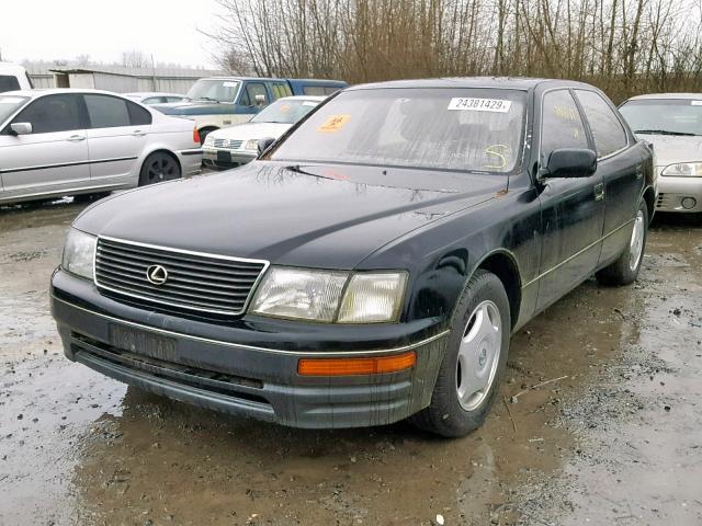 JT8BH28F4V0093312 - 1997 LEXUS LS 400 BLACK photo 2