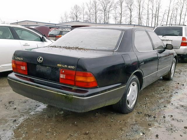 JT8BH28F4V0093312 - 1997 LEXUS LS 400 BLACK photo 4