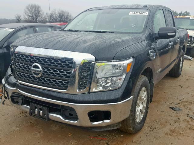 1N6AA1EKXHN531459 - 2017 NISSAN TITAN S BLACK photo 2