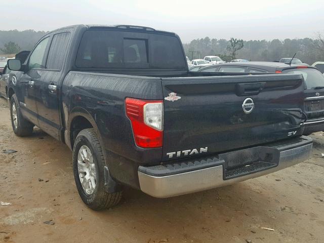 1N6AA1EKXHN531459 - 2017 NISSAN TITAN S BLACK photo 3