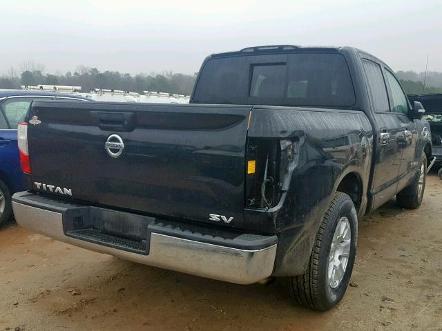 1N6AA1EKXHN531459 - 2017 NISSAN TITAN S BLACK photo 4