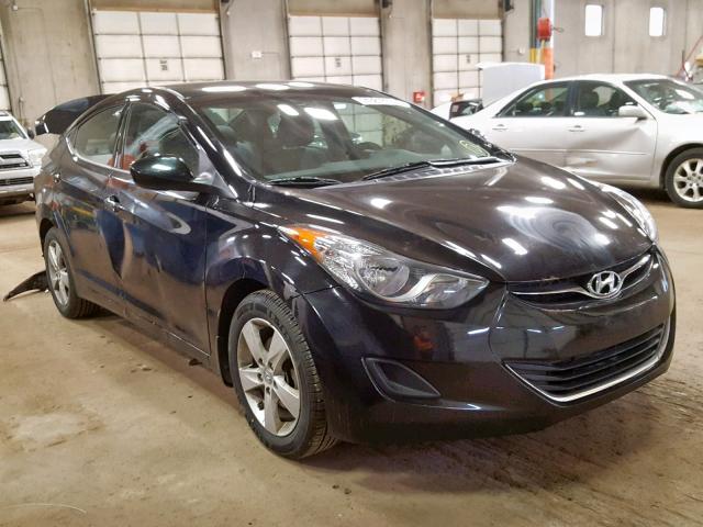 5NPDH4AE7DH382841 - 2013 HYUNDAI ELANTRA GL BLACK photo 1