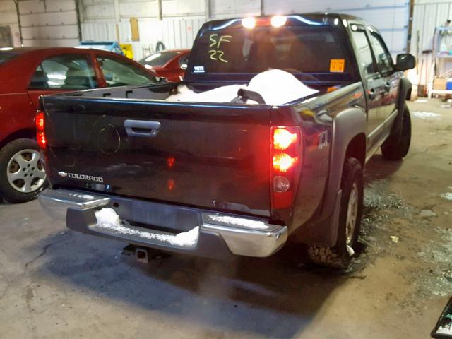 1GCDT136168141670 - 2006 CHEVROLET COLORADO BLACK photo 4