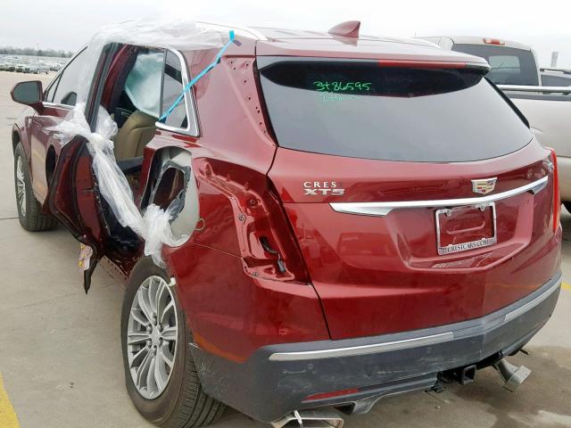 1GYKNCRS5JZ148815 - 2018 CADILLAC XT5 LUXURY RED photo 3