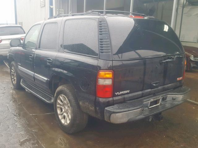 1GKEC13Z73J274182 - 2003 GMC YUKON BLACK photo 3