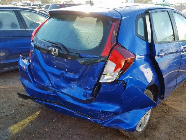 3HGGK5H48JM733491 - 2018 HONDA FIT LX BLUE photo 9