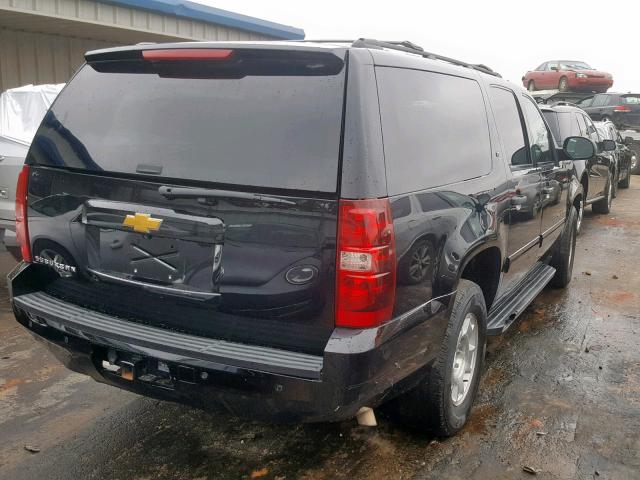 1GNSCJE05ER206939 - 2014 CHEVROLET SUBURBAN C BLACK photo 4