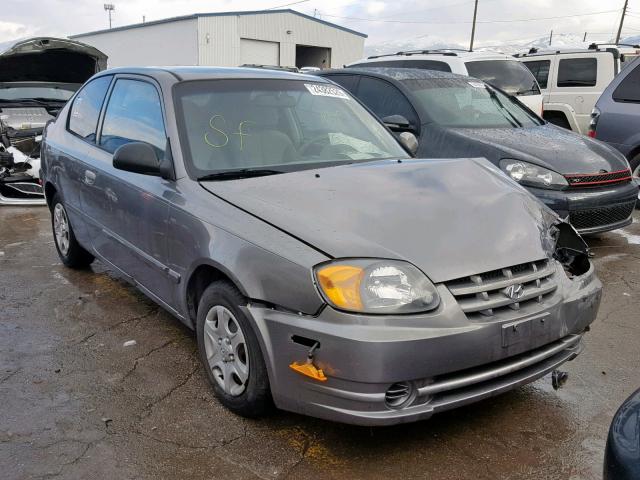 KMHCG35C64U278943 - 2004 HYUNDAI ACCENT GL GRAY photo 1