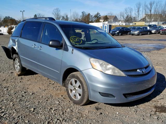 5TDZK23C28S155029 - 2008 TOYOTA SIENNA CE BLUE photo 1