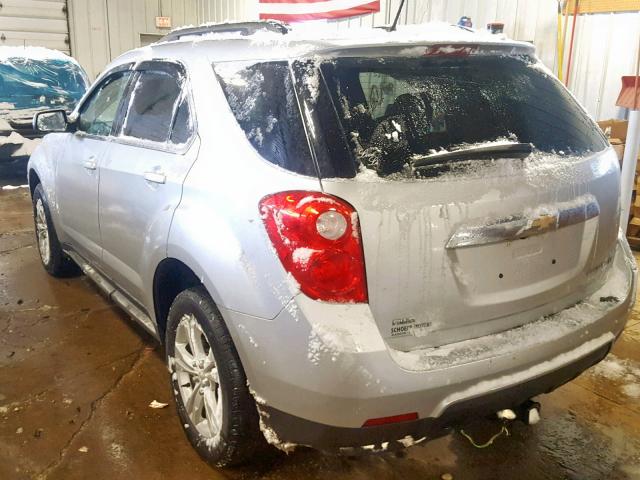 2GNFLFEK6F6267388 - 2015 CHEVROLET EQUINOX LT SILVER photo 3