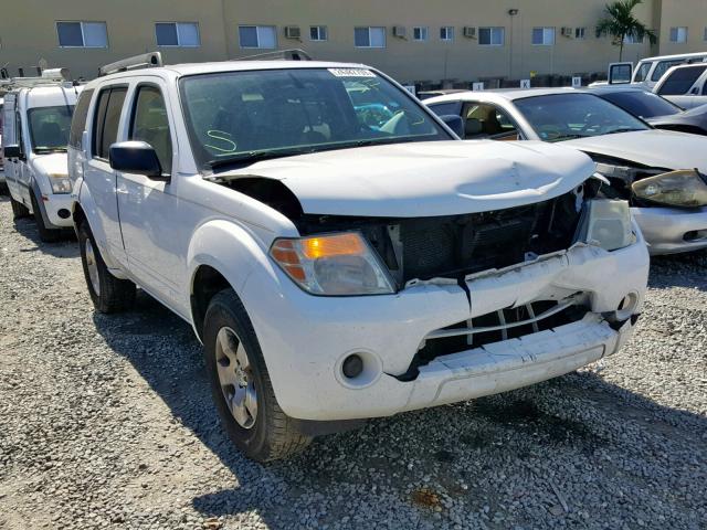 5N1AR1NN2BC624156 - 2011 NISSAN PATHFINDER WHITE photo 1